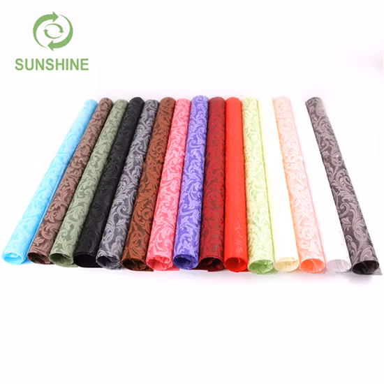 2023 Top Selling Product Embossed Non Woven Fabric Flower Decoration