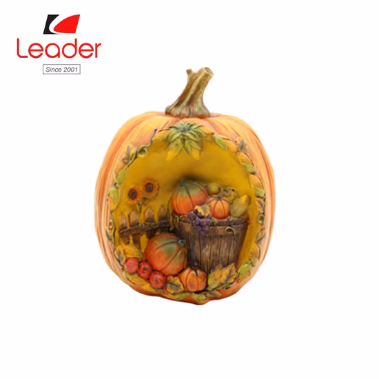 Harvest Halloween Yellow Maple Leaves Autumn Wreath Artificial Pumpkin Wreath
